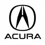 Acura logo: an oval emblem with a stylized 'A' above the word ACURA.
