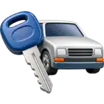 Regular car key